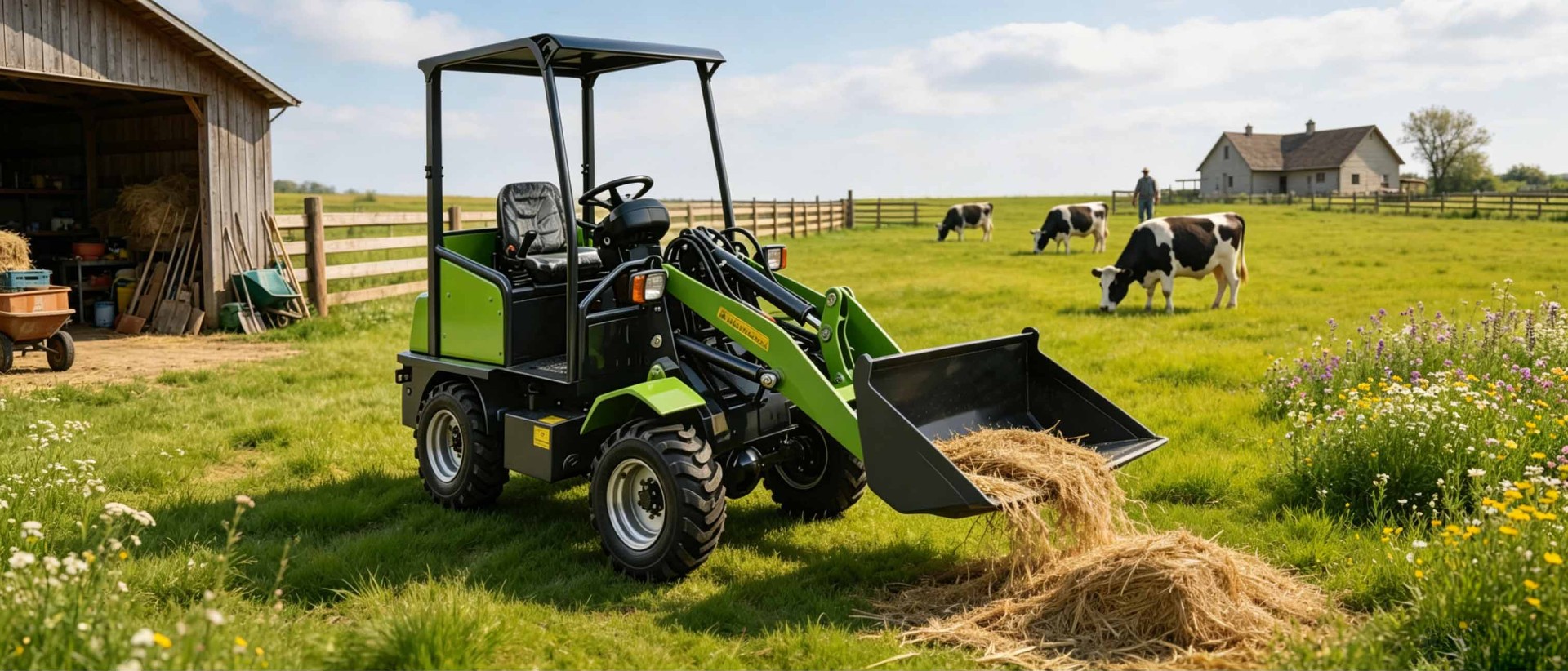 0.5-Ton Small Electric Wheel Loader-XHD50 Small Electric Wheel Loader