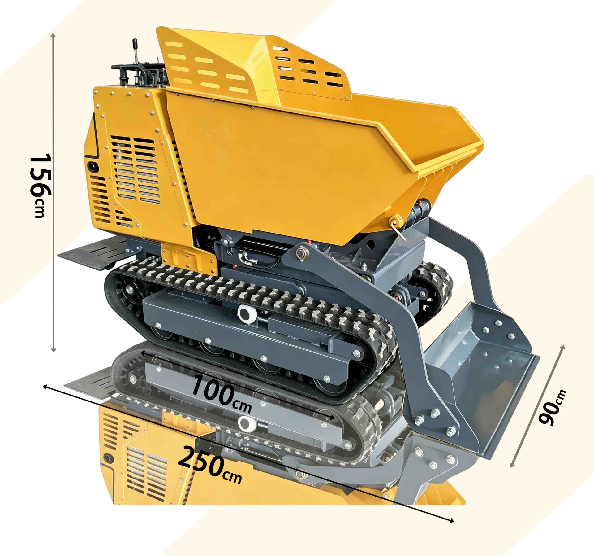 XHT1000 Lift-and-Tilt Dump Truck