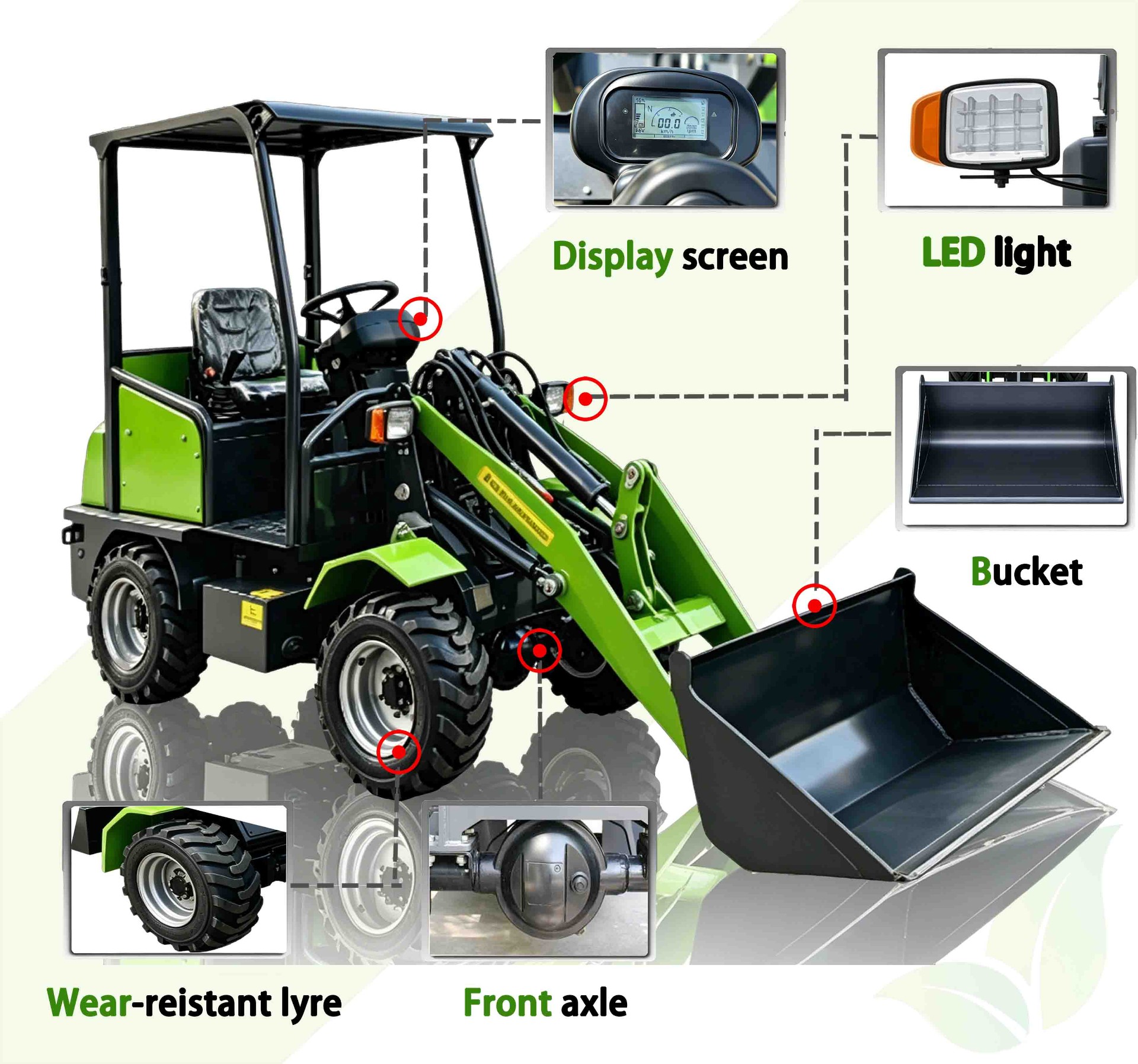 XHDL500A Lithum-Powered Loader